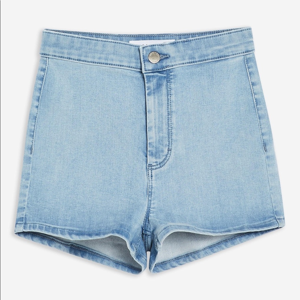 TOPSHOP Joni shorts light wash